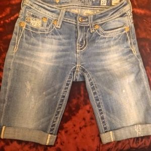 Miss Me Girls size 10 denim shprts